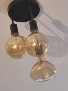 ZMH lampa sufitowa czarna vintage 4 płomienie E27 lampa kuchenna retro wiszące reflektory sufitowe do kuchni korytarz sypialnia salon bar (bez żarówki) Zdjęcie produktu od klienta nr 1