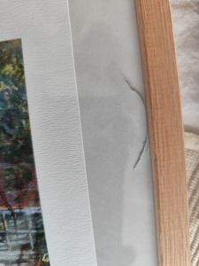 aFFa frames Bilderrahmen 40x60 cm - Holz Fotorahmen Tisar mit Acrylglas und HDF Rückwand - Posterrahmen für Fotos Urkunden Kunst Bilder Hellbraun Kunden-Foto 2