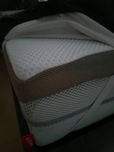 8 cm Gelschaum Matratzenauflage Topper Auflage weiß Bezug 160 x 200 Eckspanner Kunden-Foto 5