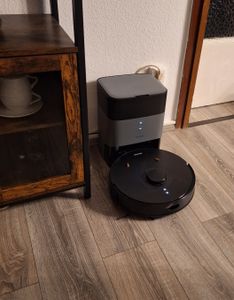 AIRROBO T20+ Staubsauger Roboter, Saugroboter mit Wischfunktion Saugroboter 5500Pa mit Automatischer Absaugstation & elektrische Kontrollwassertank Kunden-Foto 1