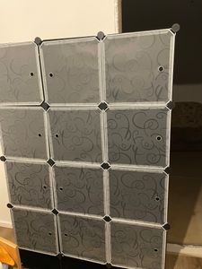 Modularer Kleiderschrank, Bücherregal, Garderobe, 12X Schuhschrank Kunden-Foto 5