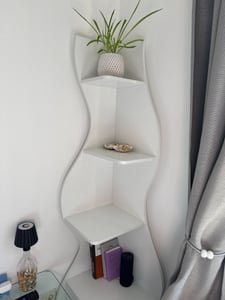 Scaffale angolare Tribesigns, 178 cm, scaffale portaoggetti, libreria, supporto per piante, 5 livelli, per casa, ufficio, soggiorno, camera da letto, balcone, verde chiaro Foto del cliente 9
