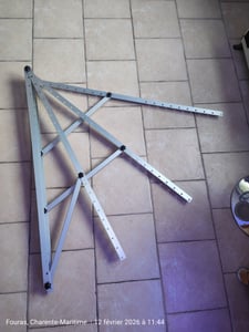 8 Stück Balkonkraftwerk Halterung Solarhalterung 114cm für Solarmodul Aufständerung 45 Zoll PV Modul verstellbar Winkel 0-90 Grad Kunden-Foto 1
