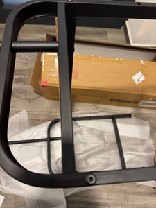 HOMCOM Garderobenständer Schuhregal Kleiderständer mit 8 Haken MDF Schwarz Kunden-Foto 7