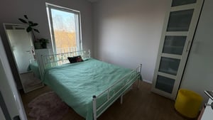 VASAGLE Bettgestell 140 x 200 cm, mit Kopfteil, Metallbett, Bettrahmen Kunden-Foto 1