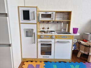 XXL-Holzküche für Kinder – mit LED, Zubehör & interaktiven Elementen Kunden-Foto 5