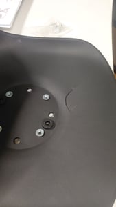 FURNIFY® 2er Set Barhocker ASTA | Höhenverstellbarer Kunstleder-Barstuhl mit Rückenlehne | Schwarz Kunden-Foto 2