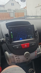 2+64G Carplay 7" Android 15 Autoradio Per Peugot 107 Citroen C1 Toyota Aygo GPS Navi WIFI BT FM USB RDS DSP Con Adattatore DAB Foto del cliente 1