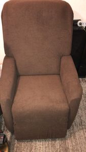 Potah na polohovací křeslo Stretch Potah na polohovací křeslo Small Plaid Jacquard Fitted Standard/Oversized Recliner Chair, Silver Grey Fotografie od zákazníka č. 2