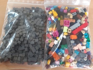 LEGO® 2x4 Steine Bausteine Hellgrau - 3001 NEU! Menge 50x Kunden-Foto 1