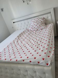Trautesheim® Bettwäsche-Set Herz Herzchen-Bettwäsche in 135x200 und 80x80 Kunden-Foto 1