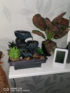 pajoma Zimmerbrunnen Floating Stones aus Polyresin, Höhe 20 cm Kunden-Foto 1