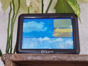 Miraval W-LAN Design Wetterstation mit TUYA-App 1x Sensor Smart-Home Wettervorhersage Mondphase UV-Index Komfortanzeige Kunden-Foto 1