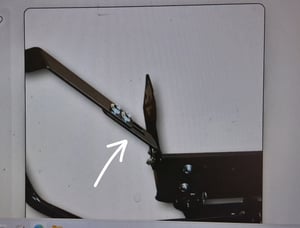 Schneeschild Räumschild 100x40cm passend für Rasentraktor mit Universal Adapter passend für Stiga ,  Husqvarna , MTD , Honda , Alko , John Deere uvm Kunden-Foto 1