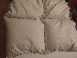Natürliche, Baumwolle, Decke Bettdecke 100% Daunen, 155/220, 2,0 kg, weiss Kunden-Foto 1