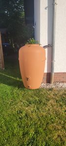 Regentonne Amphore BOLOGNA 440 L terracotta inkl. Hahn Kunden-Foto 3