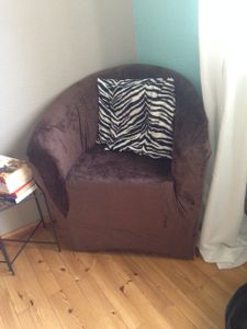 (Světle hnědá) Klubové křeslo Slipcover, Vysoký stretch Velvet Koupelna židle kryty Křeslo Sofa Cover Slipcover Ochrana nábytku Měkké kryty gauče Fotografie od zákazníka č. 2