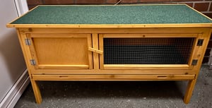 Kaninchenstall Kleintierhaus 116 x 66 x 45 cm Kunden-Foto 1