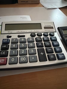 Taschenrechner Solar Tischrechner Big Display Rechenmaschine Rechner Bürorechner Kunden-Foto 1