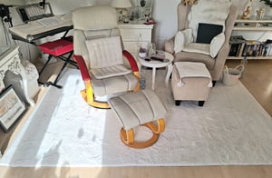 Dywan domowy Simpex z krótkim włosiem, można prać w pralce, przyjazny dla alergików i miękki, rozmiar: 200 x 280 cm, Kolor: Biały Zdjęcie produktu od klienta nr 3