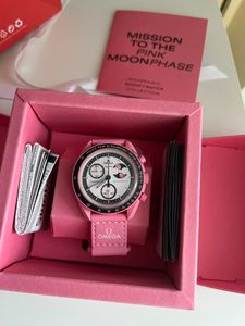 Omega x Swatch Mission to the Pink Moonphase - Original mit Zertifikat Kunden-Foto 1