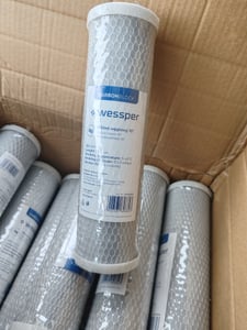 10x Wessper 10" filter s aktívnym uhlím pre reverznú osmózu, kokosová filtračná vložka, prívod vody a filtrácia častíc - 5 mikrónov Fotografia od zákazníka č. 1