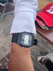 Casio Armbanduhr digital F-91W-1YEF Schwarz (F-91W-1YEF) Zdjęcie produktu od klienta nr 2