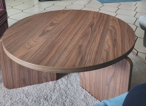 Selsey Preffines - Couchtisch - 85 cm - Holzoptik Nussbaum Wisconsin Kunden-Foto 1