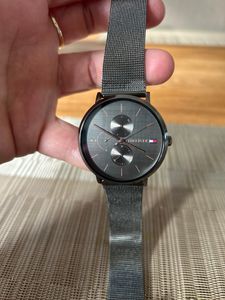 Tommy Hilfiger Pánské analogové hodinky Dinlidem šedá Univerzální Fotografie od zákazníka č. 1