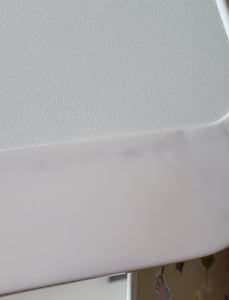 Laptop Tisch Ständer  Klappbar Schreibtisch Laptoptisch mit Lampe, Schublade Beistelltisch höhenverstellbar Weiß Kunden-Foto 3