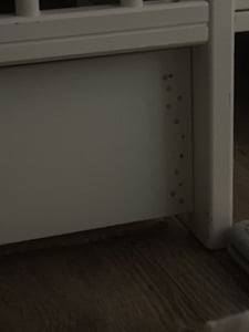 Baby-Delux Babybett Gitterbett Kinderbett Felix Mond Motiv 140x70 Weiß mit Beißschienen, Komfort Matratze Schublade höhenverstellbar Kunden-Foto 1