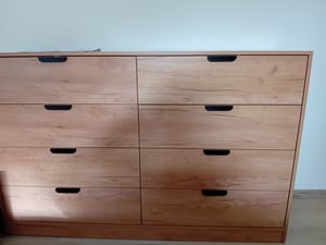 Komoda 'Varkaus' s 5 zásuvkami 108 x 40 x 40 cm dubový vzhled Fotografie od zákazníka č. 2