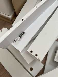 VASAGLE Nachttisch mit LED-Beleuchtung, mit 3 Schubladen, weiß Kunden-Foto 22