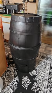 Pergart regenton met onderstel, antracietkleur Klantenfoto 1