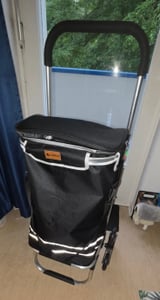 Juskys 3in1 Einkaufstrolley für Treppen - 56 L, klappbar & modern - Grau Kunden-Foto 4