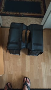 MUNDO® Fahrrad Gepäckträgertasche Wasserdicht 45L -  Fahrradtasche für Gepäckträger Fahrrad Trägertasche Seitentaschen Kunden-Foto 1