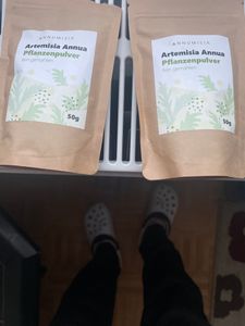 ANNUMISIA® Artemisia Annua Blätter geschnitten 50 g - Einjähriger Beifuß - ohne Stängel und ohne Zusatzstoffe - enthält Artemisinin Kunden-Foto 1