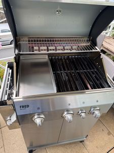KOCH #27 massive Edelstahl PLANCHA 41 x 23 cm Burger- Steak- GRILLPLATTE 3,9KG Kunden-Foto 1