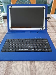 Tastatur Tasche für Samsung Galaxy Tab A7 10,4 Keyboard USB QWERTZ SchutzhülleFarben:Blau Kunden-Foto 1