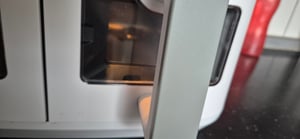 MEDION P20 XXL Heißluftfritteuse mit 2 Kammern (8,7 Liter, Airfryer, 2.600 Watt, Doppelkammer, 10 Automatikprogramme, 2 Schubladen, Sichtfenster, Dualer Airfryer, ILAG PFAS-frei, MD11760) matt weiß Kunden-Foto 3