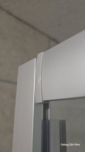 Schulte Komplettdusche 120x90 cm Ibiza mit Schiebetür & 5 mm ESG Sicherheitsglas, Rückwand Light-Grün, Profilfarbe Alu-Natur Kunden-Foto 1