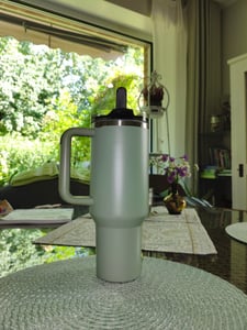 Stanley Quencher H2.0​ FlowState Tumbler 1.2L, Zelená, Nerezová ocel, 7 h, 11 h, 1200 ml, 100 mm Fotografie od zákazníka č. 1