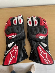 Rękawice Alpinestars SP-8 V3 Black/White/Red S Kunden-Foto 1