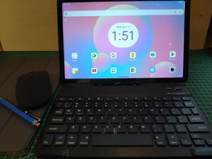 Tablet TABWEE T90 Android 16, 11 pollici, 24 GB (8+16) RAM+128 GB ROM (2 TB TF), WiFi 5G, con penna/mouse/tastiera, 8000 mAh/16 MP+8 MP/Widevine L1/Gemini AI Foto del cliente 4