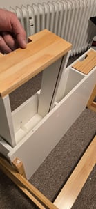 Juskys Kinder Schreibtisch Fietje Plus - Neigungs- & höhenverstellbarer Lerntisch - 2 Schubladen Kunden-Foto 1