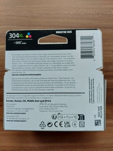 HP 304XL originele tri-color inktcartridge, hoogste kwaliteit, cyaan, magenta, geel, inkt op basis van kleurstoffen, 7 ml, 1 stuk, 300 pagina's. Klantenfoto 1