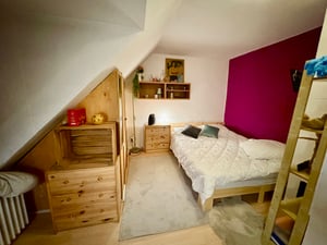 Homestyle4u Holzbett 180x200 Doppelbett mit Lattenrost Weiss Kiefer Massivholz Kunden-Foto 3
