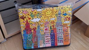 Umhängetasche Pop Art James Rizzi My New York City Sunset Goebel Kunden-Foto 1