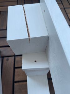 Lermowood Palettenmöbel Mpe Bank 100 x 80 cm Natur | Europaletten Indoor und Outdoor Lounge Gartenmöbel Holz Gartenmöbel Set Lounge Möbel Terrasse Balkon Loft Stil Paletten Kunden-Foto 4
