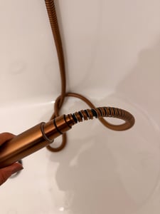 Miscelatore Doccia Rea Ontario  Brush Copper Foto del cliente 1